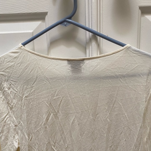 Ann Taylor cream top size large - Picture 9 of 9